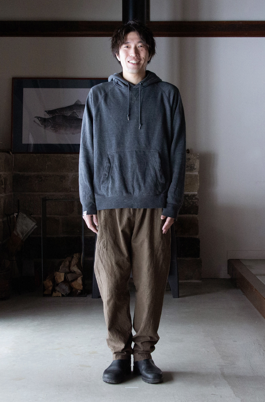 縁日　漆染のさっぱかま02 着用イメージ