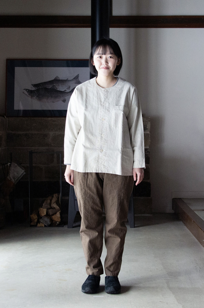 縁日　漆染のさっぱかま02 着用イメージ