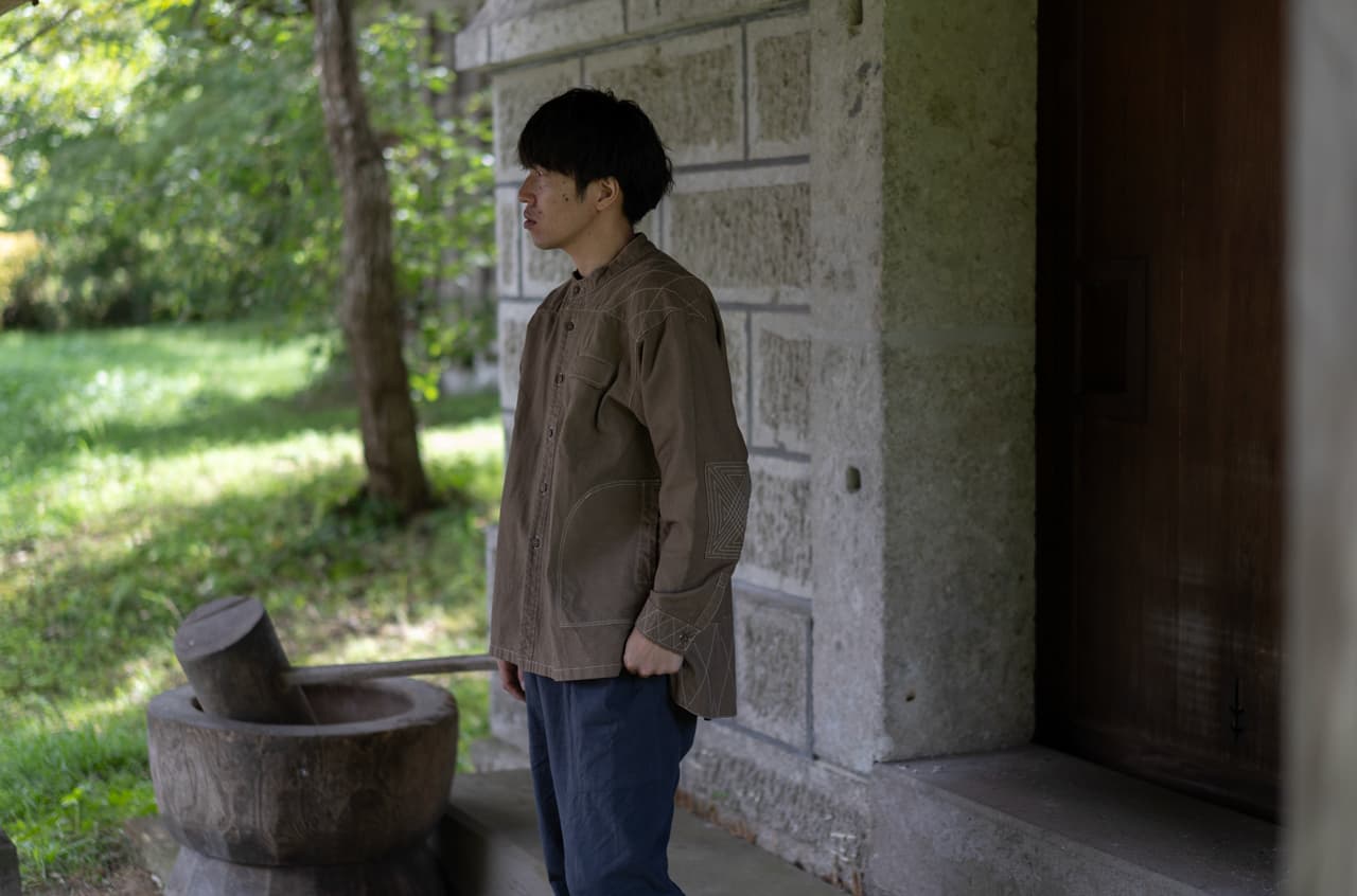 縁日 漆染のYAMA SHIRT（山シャツ）