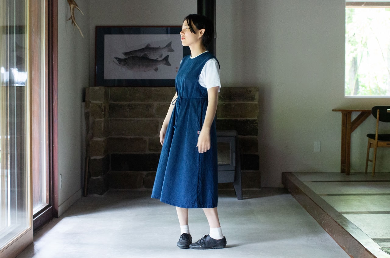 インディゴワンピース(indigo one-piece) 