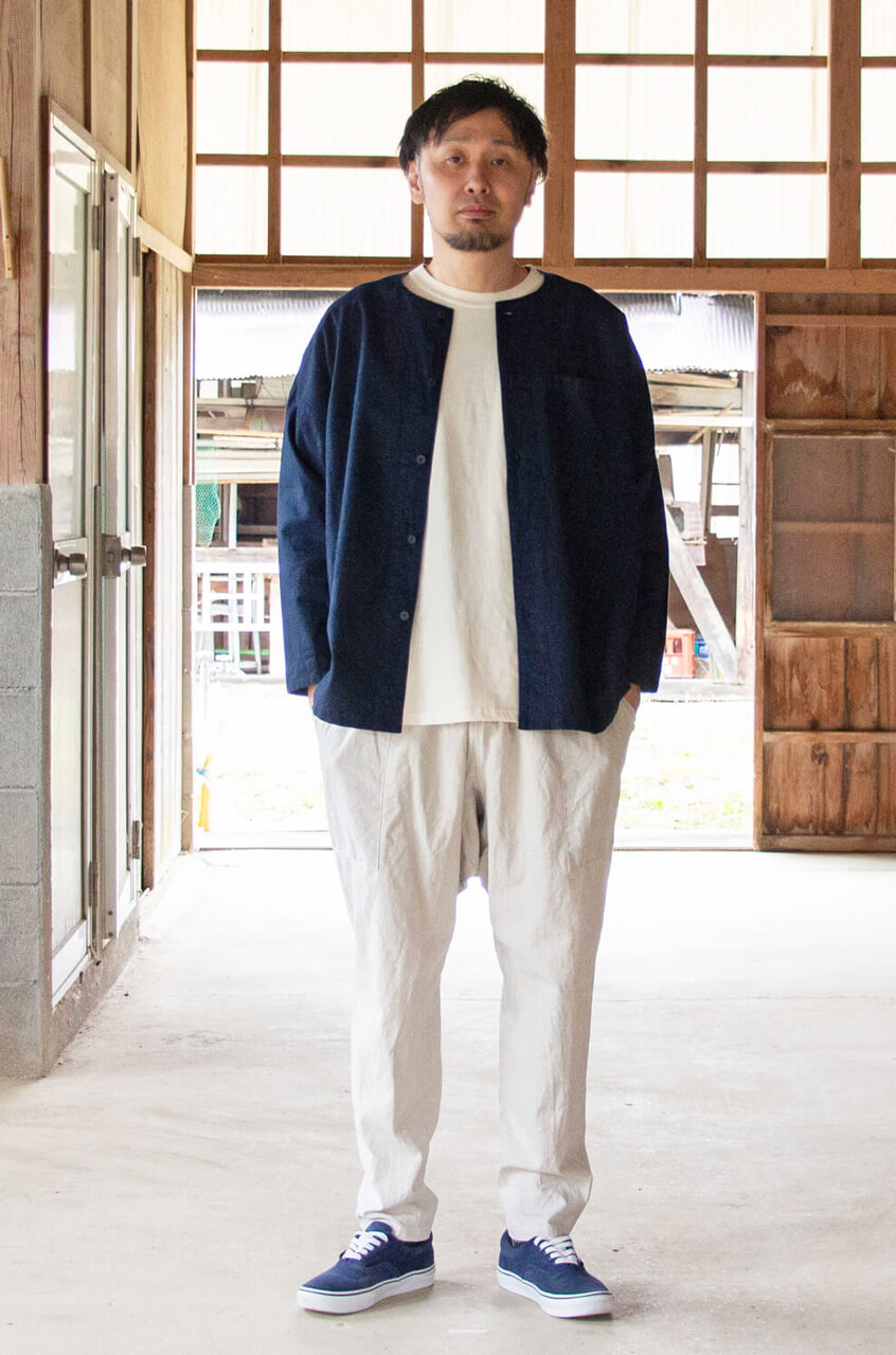 縁日 鯉口シャツ 着用イメージ