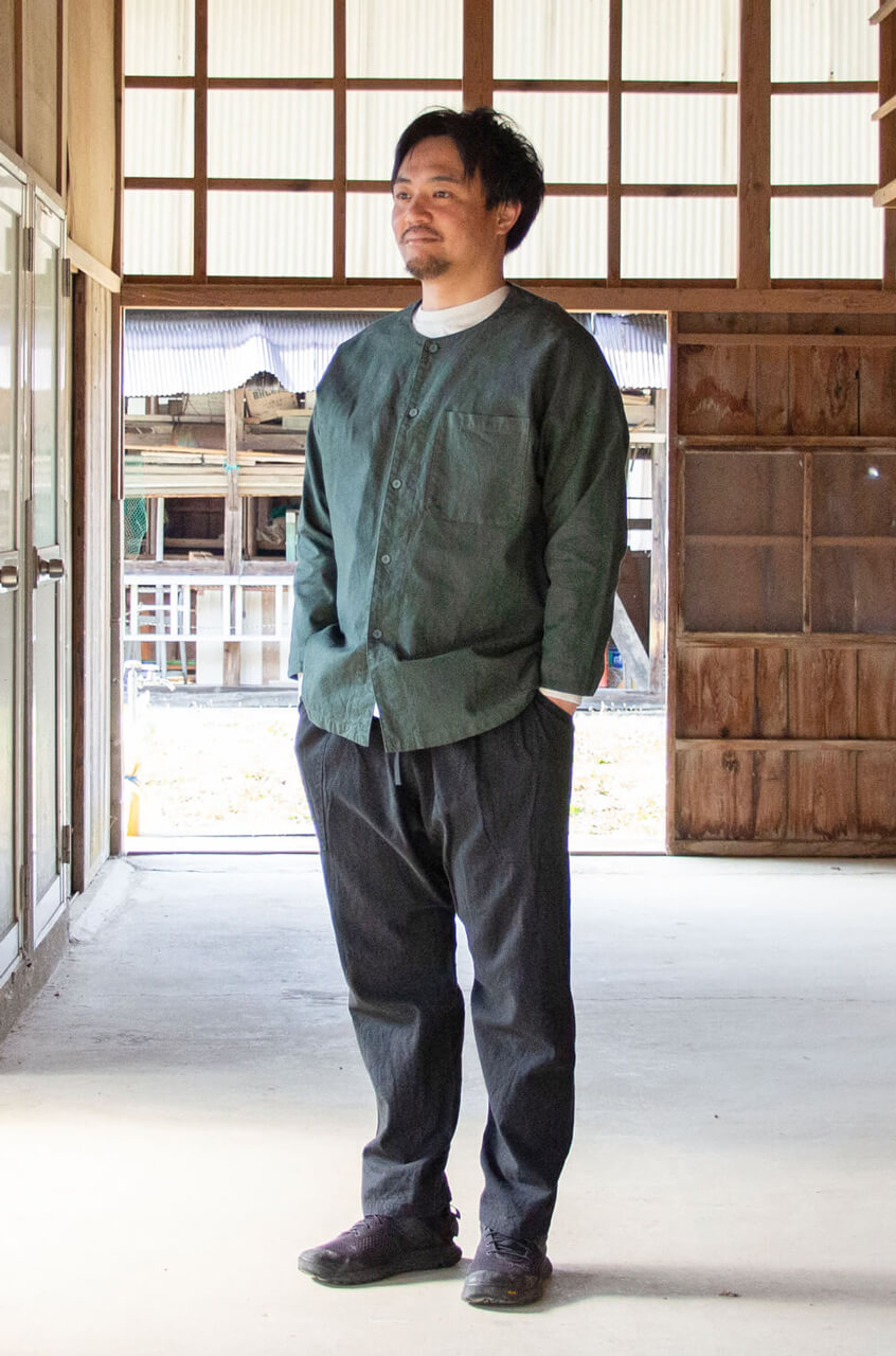 縁日 鯉口シャツ 着用イメージ