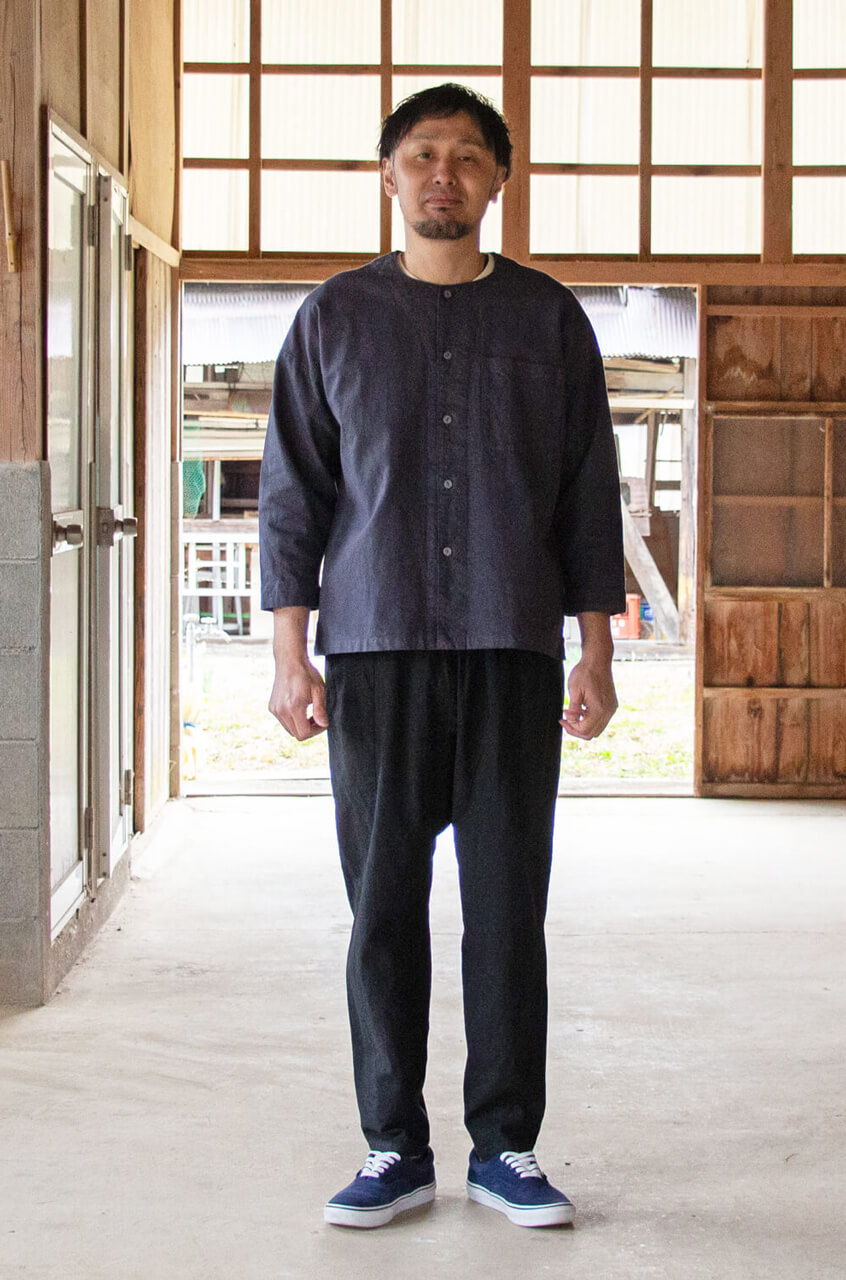縁日 鯉口シャツ 着用イメージ