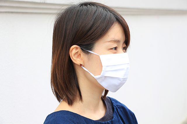 エンニチ 手ぬぐい おてふき マスク 着用